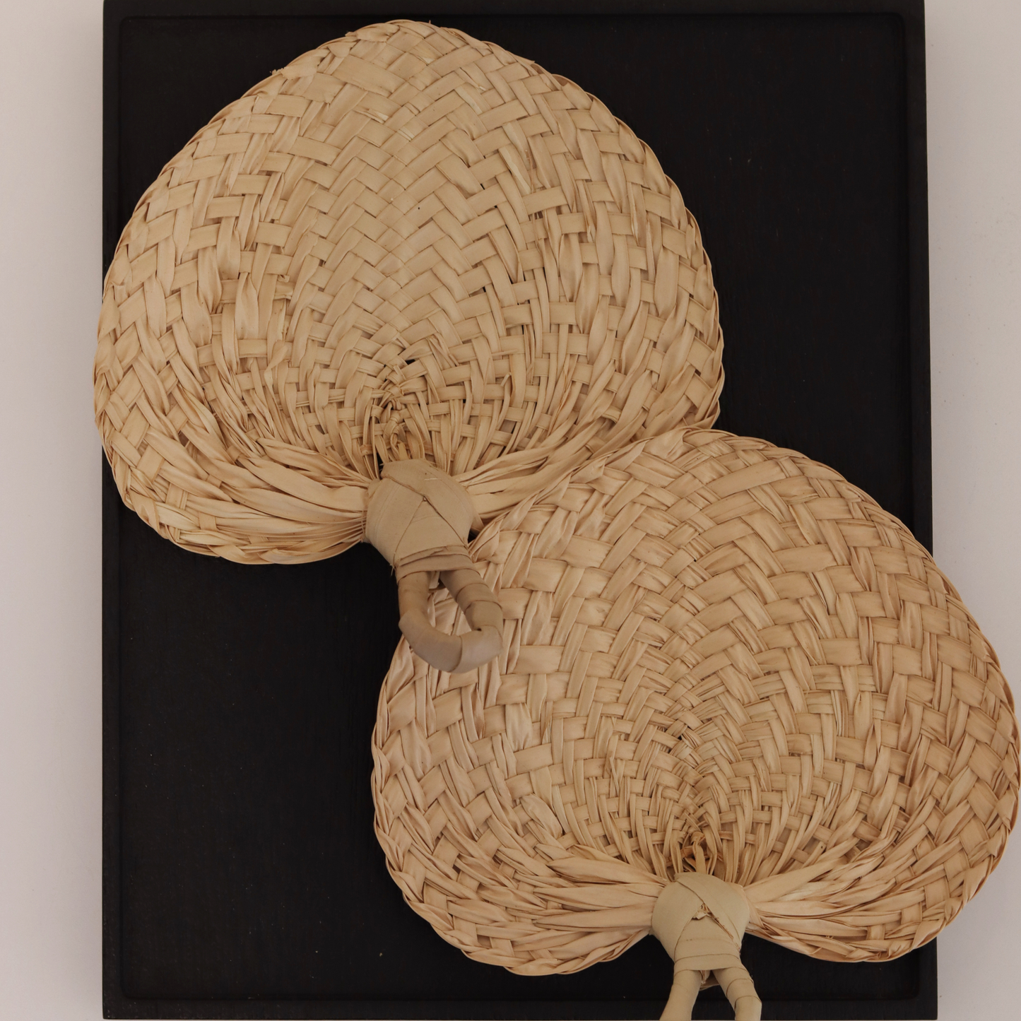 Handwoven Palm-Leaf Fan